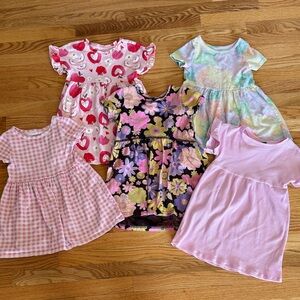 Colorful Toddler Dress Set